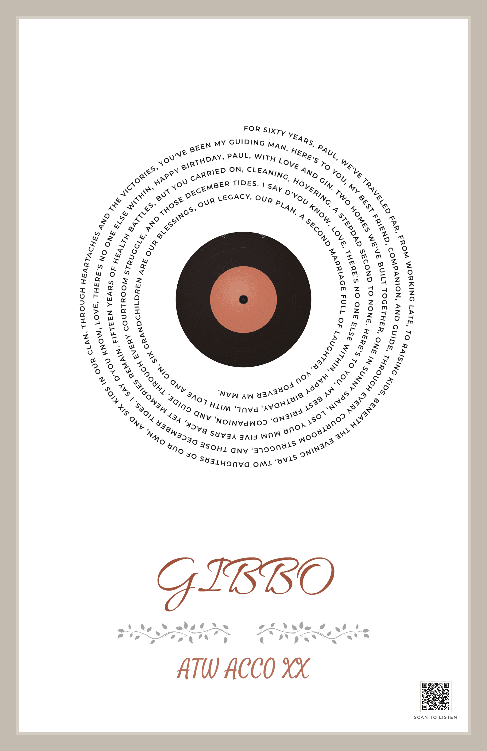 Sixty Years of Love and Gin